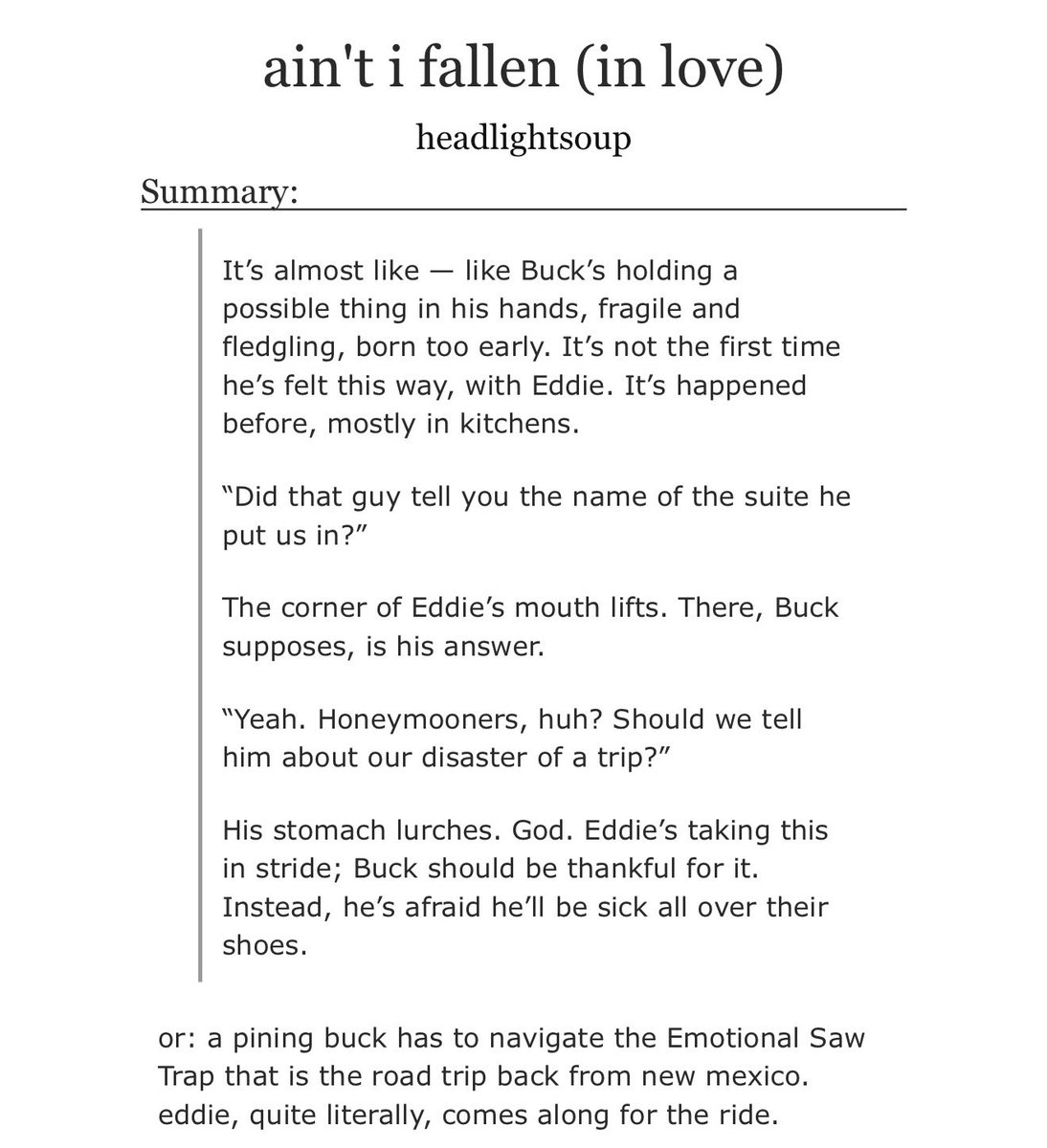 softestbuckley's tweet photo. everyone go read this fic IMMEDIATELY 

https://t.co/lTe0OrCJ7b https://t.co/Hx8ILXjkkz