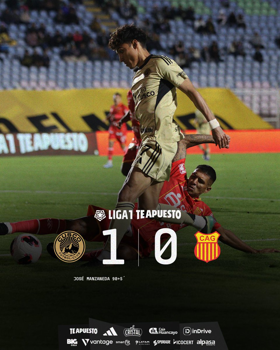 ZukuSportss's tweet photo. MANZANEDA APARECIÓ DE MANERA AGÓNICA ⚽😮
@CuscoFC_2009 venció en la última jugada 1-0 al @Grau_Oficial gracias a un gol de José Manzaneda. Cuando el encuentro parecía que quedaba en empate, apareció para marcar el gol del triunfo. https://t.co/4ccojKhM8K