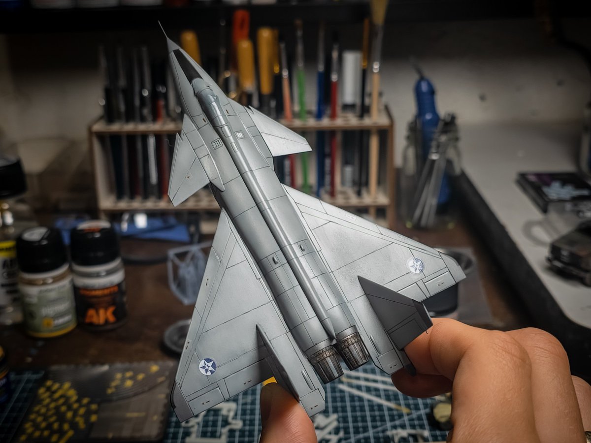 KekszPixel's tweet photo. #AceCombat5 WIP | OADF MiG 1.44 from Major Allen C. Hamilton #acecombat #aces #mig https://t.co/W30DBfvYFh
