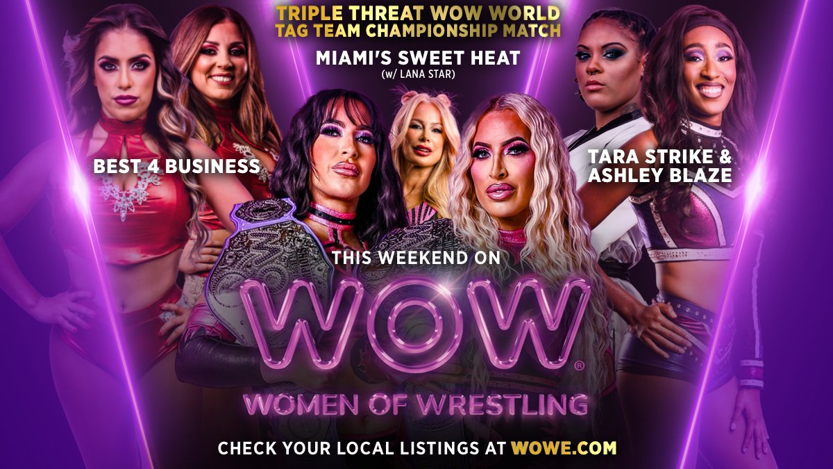 My24Milwaukee's tweet photo. Rivals are ready to rumble in pursuit of Championship gold &amp; glory during Squared Circle Saturday TONIGHT at 9P!

@wowsuperheroes x @ovwrestling https://t.co/ddYWfcHKdN