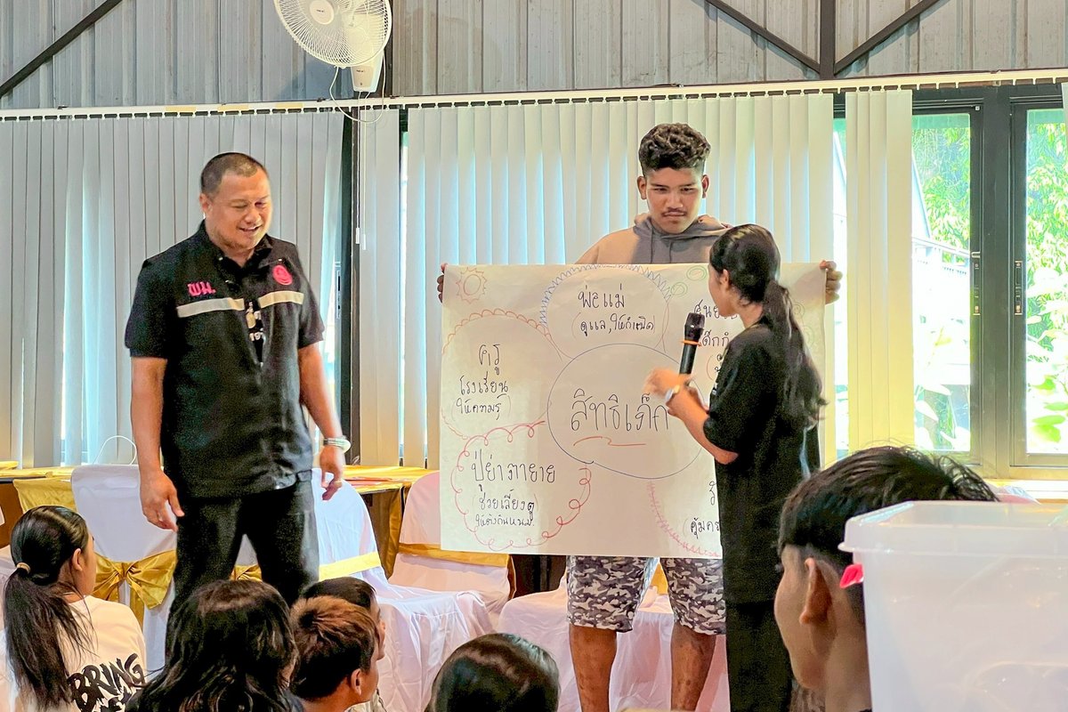 WorldVisionTH's tweet photo. D2D Camp จุดประกายฝัน กล้าค้นพบตัวตน

#มูลนิธิศุภนิมิตฯ จ.นครศรีธรรมราช จัดค่ายปลุกพลังฝันกล้าค้นพบ Dare to Discover โดยมีเด็กและเยาวชนเข้าร่วมกว่า 60 คน เพื่อเสริมสร้างการเรียนรู้และพัฒนาศักยภาพรอบด้าน

สิทธิเด็ก ทักษการคิด ทำงานเป็นทีม แก้ปัญหา มีความหวังและเป้าหมายในชีวิต https://t.co/z0jxjfg4yX
