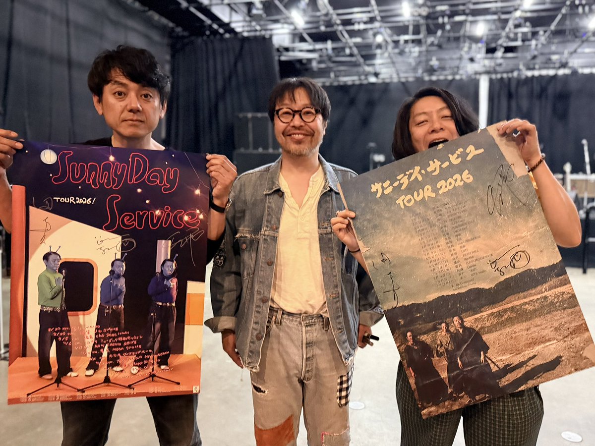 🎸本日のサニーデイは金沢🎸 ＜SUNNY DAY SERVICE TOUR 2026＞ 5/24