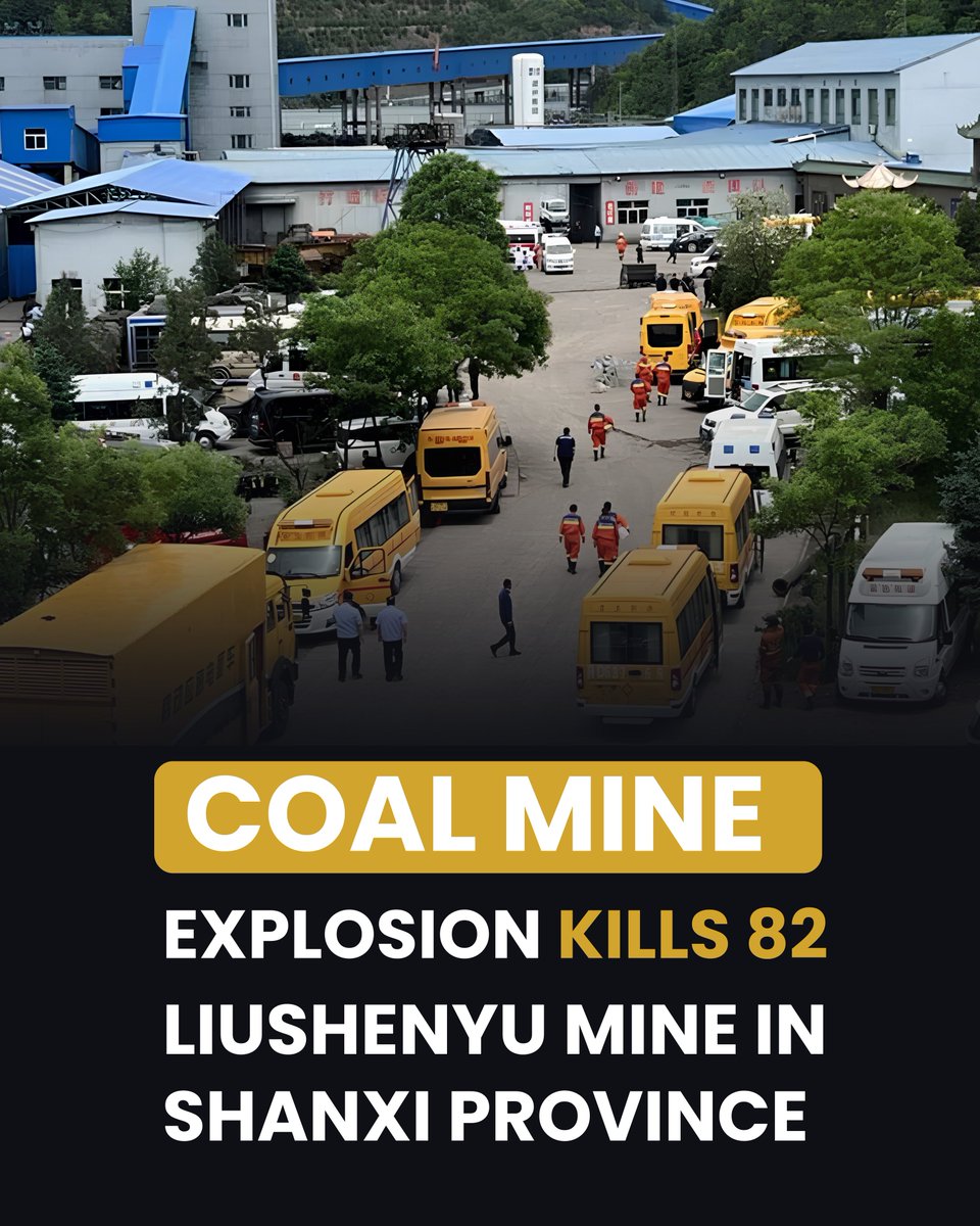 predict_365's tweet photo. A gas explosion at the Liushenyu Coal Mine in Shanxi province has killed at least 82 people, with two missing. With safety concerns and regulatory scrutiny high, markets now watch the impact on China’s coal production and global energy supply. Predict the next move.

#china #predict365 #coal #energy #geopolitics