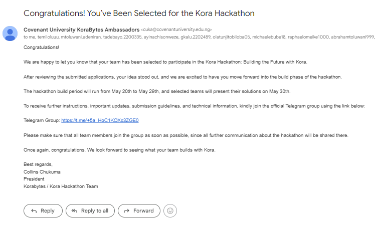 Mr_Ekp's tweet photo. So today, I’m grateful and excited to share that I’ve been shortlisted to pitch Oneto at the Kora Hackathon happening at Covenant University. This means a lot to me because it reminds me that progress doesn’t always happen overnight. Sometimes, one opportunity leads to another. https://t.co/piAMqKfqGy