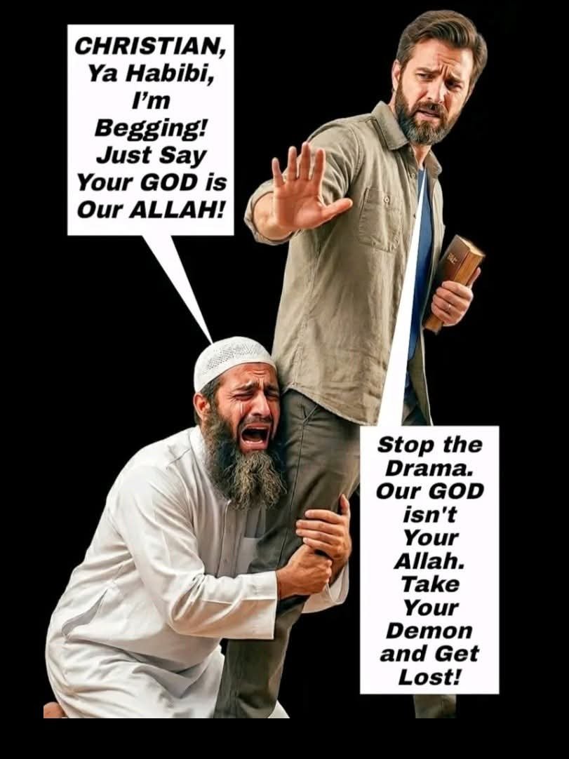 DavidCardin18's tweet photo. @steveth75737857 Nope I know the truth about islam and their fake god. https://t.co/WvZXSzfbya