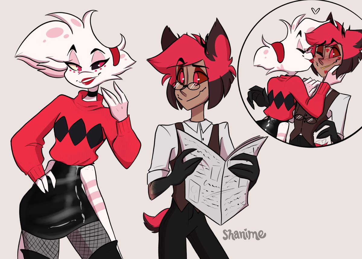 shanimeartist's tweet photo. Fran Fine has impeccable style, so naturally, I put on Angel🙌🏻

Ft. Smoochies❤️

#hazbinhotel #angeldust #alastor #radiodust https://t.co/tpxIcgkJPH