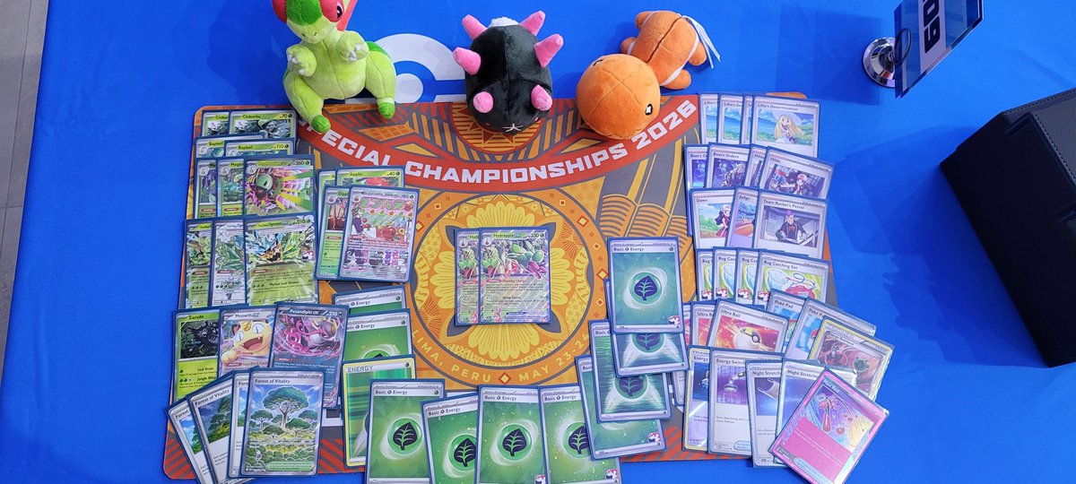 Stevo8991's tweet photo. Ended up 4-3-1, super unlucky against a Cynthia's Garchomp was probably what did me in, but Lima was super fun, next time I'll make day 2! https://t.co/Ew69k61dBV