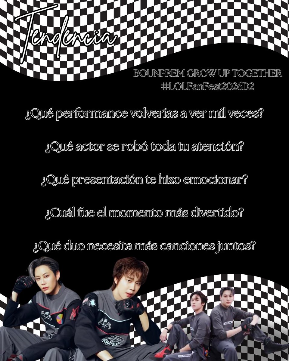 bounpremarg's tweet photo. Segunda tanda de preguntitas

BOUNPREM GROW UP TOGETHER
#LOLFanFest2026D2 #bounprem 
@bounprem_arg https://t.co/GUhKCG09AQ