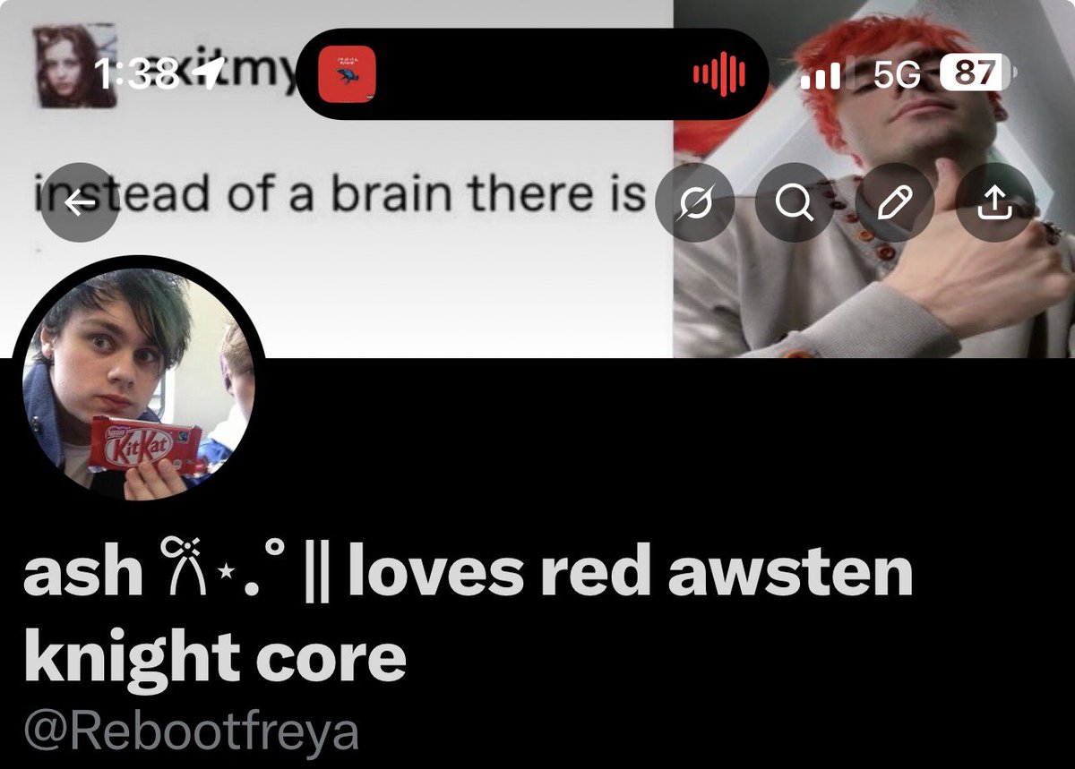 ash 𐙚⋆.˚ || loves red awsten knight core tweet media