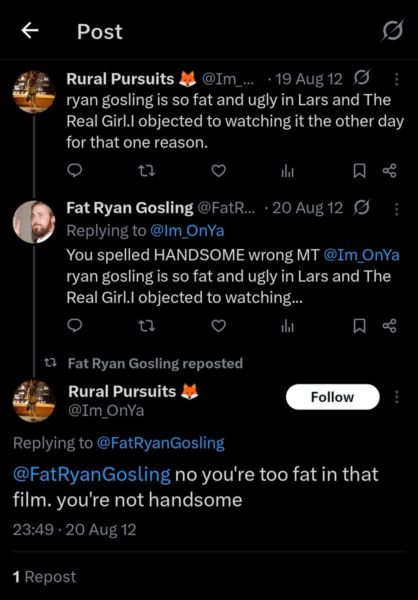 Fat Ryan Gosling tweet media