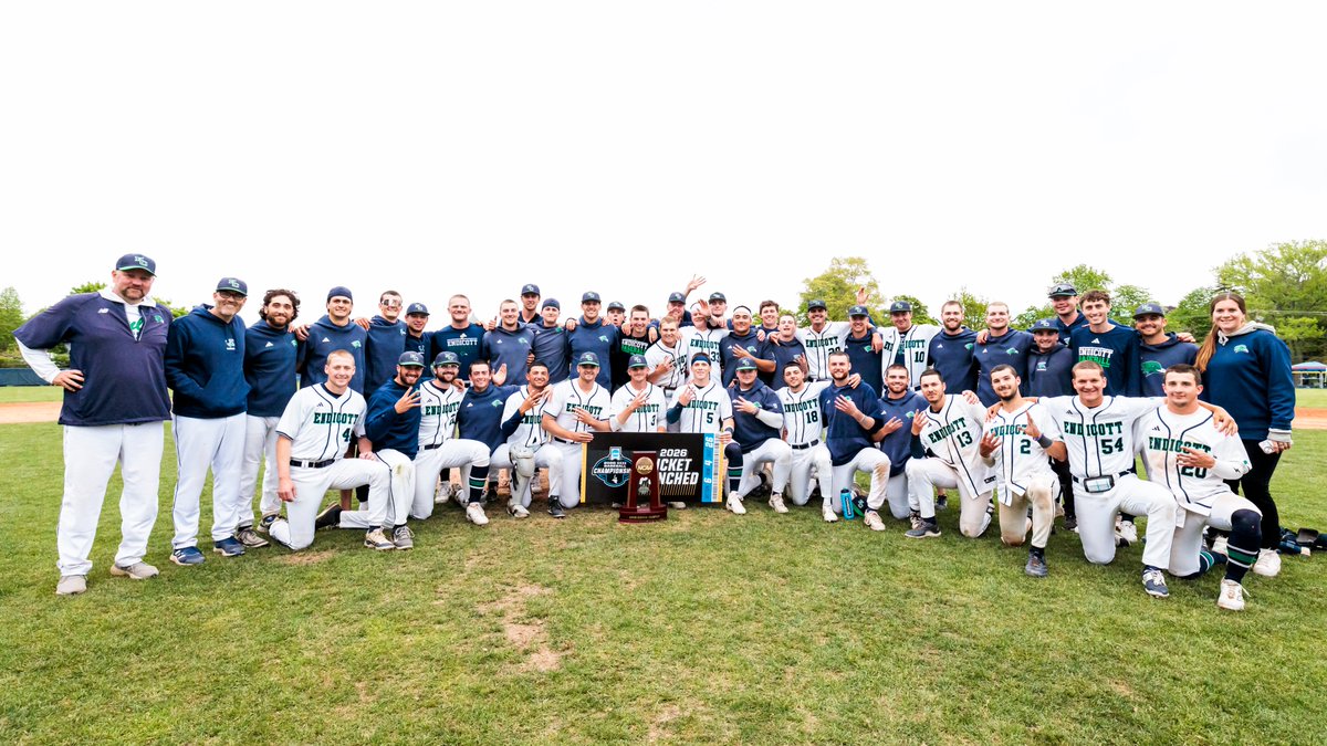 Endicott Athletics tweet media