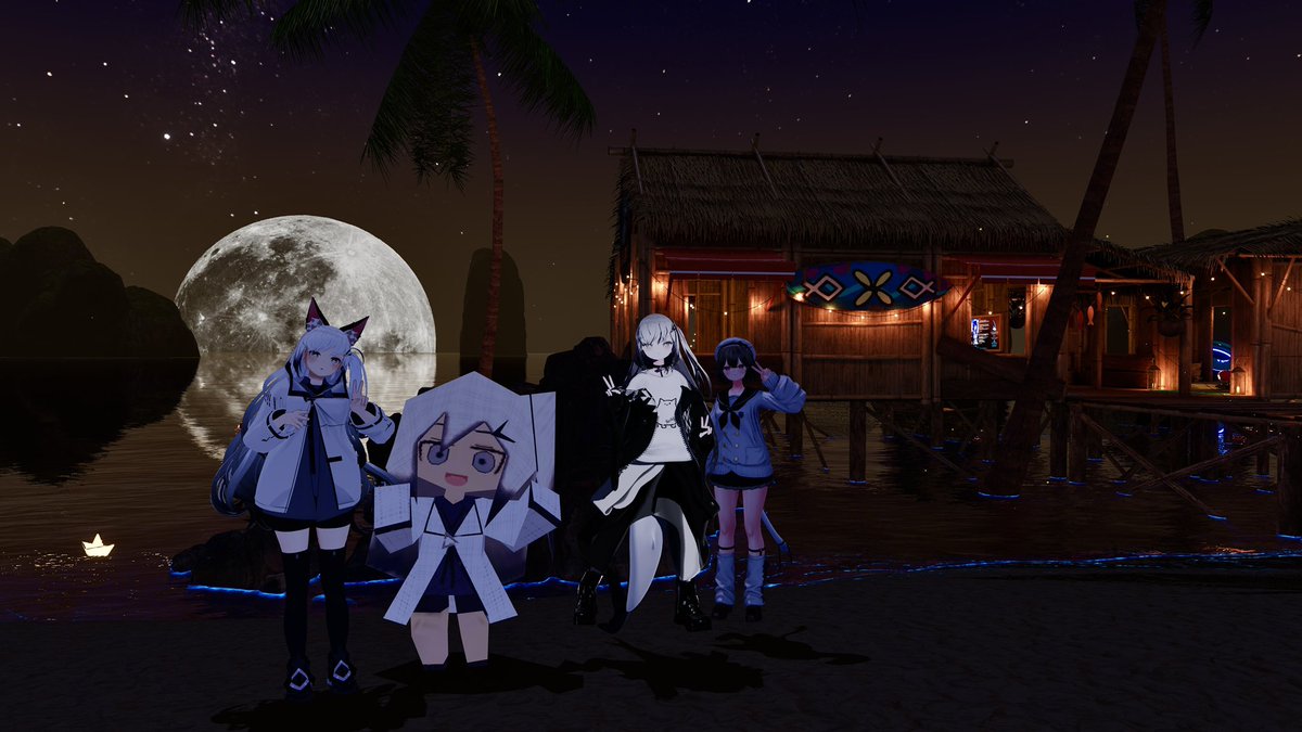 VRChat_STEINS's tweet photo. #アリミリコネクト 開催しました！今回はもずくスラッシュさんのローポリアリアルさんがご来店✨技術力がすごい👏等身とか動きがかわいくて大人気です👀アフターはみんなで写真を撮りに行きました！後日アップします🫡次回は6/6(土)21時からを予定しています🗓️ https://t.co/NvrZh9w5ll