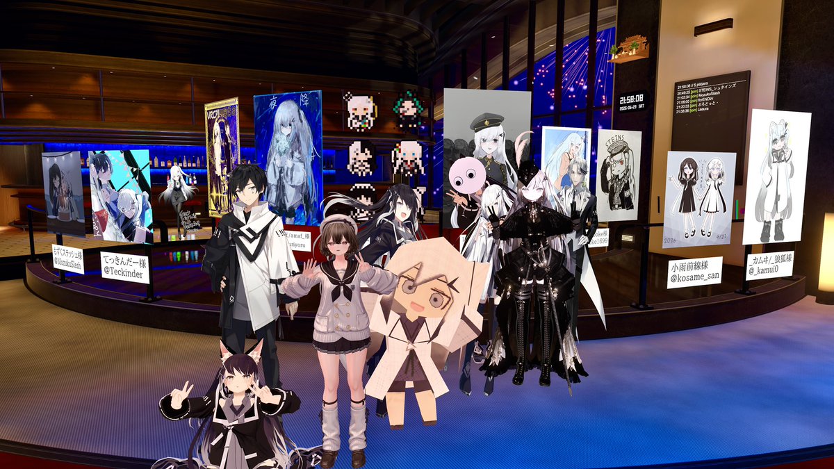 VRChat_STEINS's tweet photo. #アリミリコネクト 開催しました！今回はもずくスラッシュさんのローポリアリアルさんがご来店✨技術力がすごい👏等身とか動きがかわいくて大人気です👀アフターはみんなで写真を撮りに行きました！後日アップします🫡次回は6/6(土)21時からを予定しています🗓️ https://t.co/NvrZh9w5ll