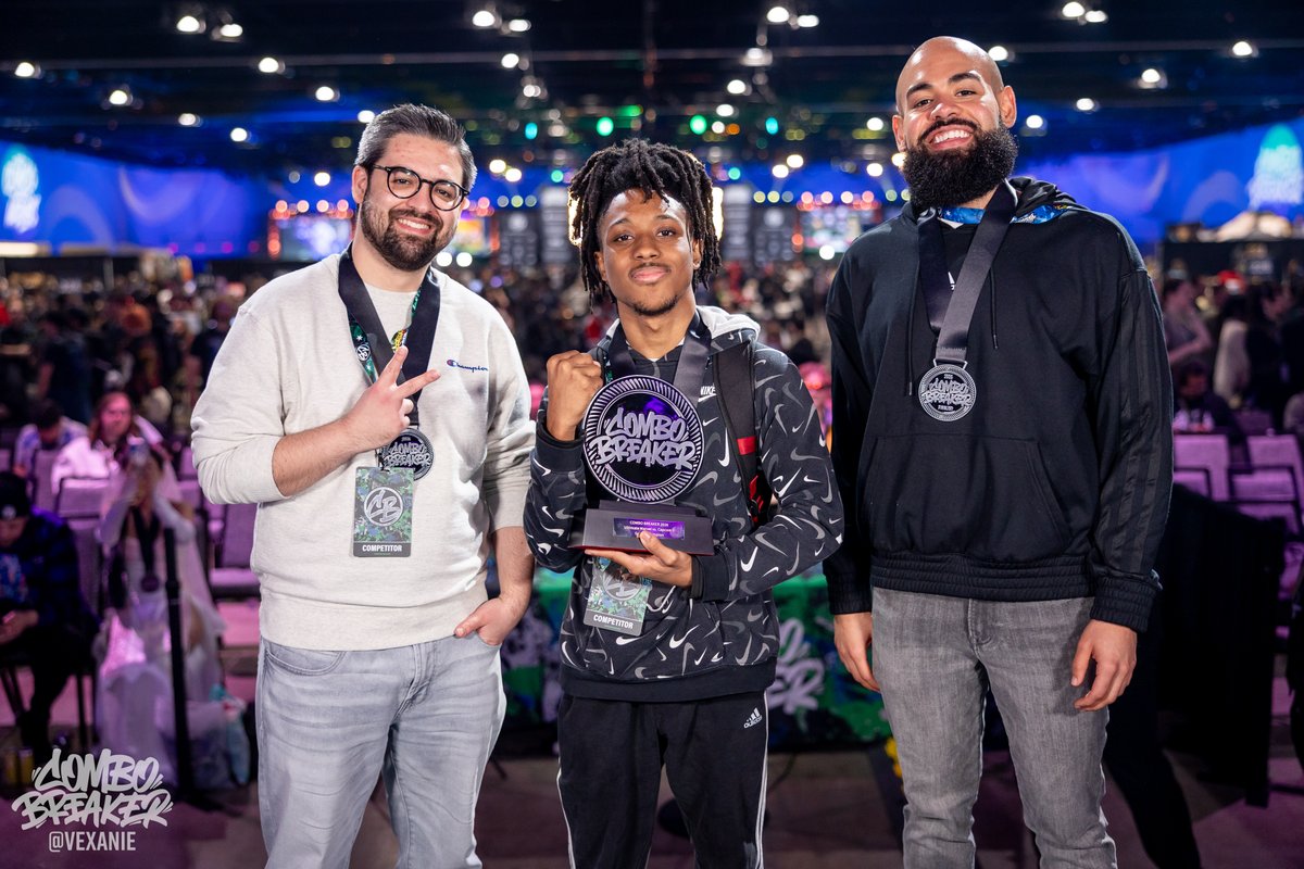 COMBOBREAKER's tweet photo. Congratulations to Top 8 of Ultimate Marvel vs. Capcom 3 at #CB2026.

🏆 @TJ2POOP 🇺🇸
🥈 @Wedge093 🇺🇸
🥉 @RayRay19wun 🇺🇸
🏅 @EvasionHb 🇺🇸
🏅 @iDomNYC 🇺🇸
🏅 @paradiggm 🇺🇸
🏅 @dylnyan 🇺🇸
🏅 Rok 🇺🇸

📸 @Vexanie https://t.co/6fR9APn63j
