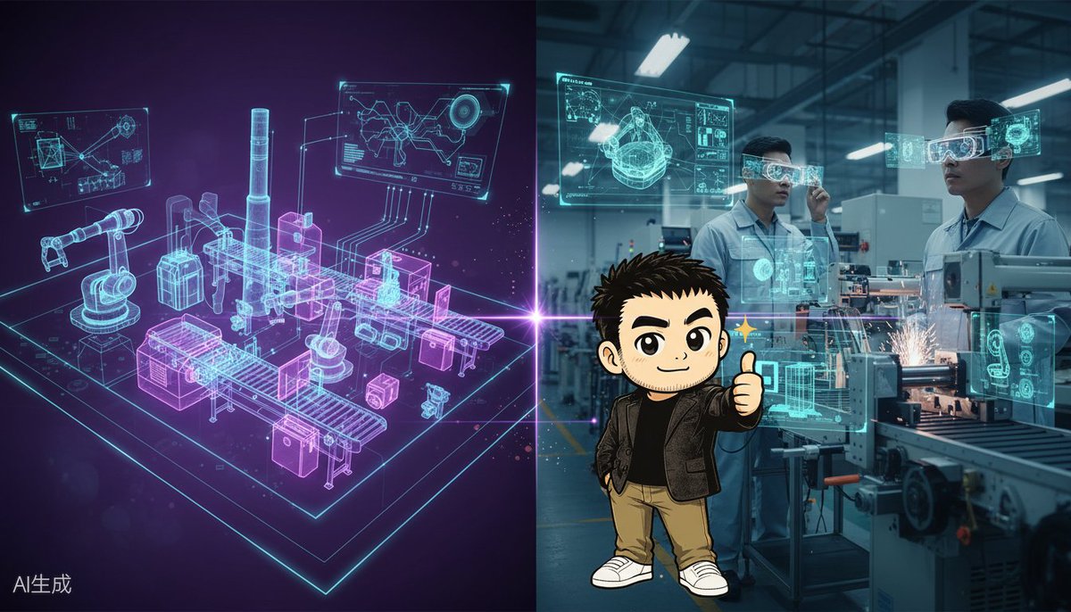 中国の工場では、工場の仮想モデルとAIが融合している。 設計変更を