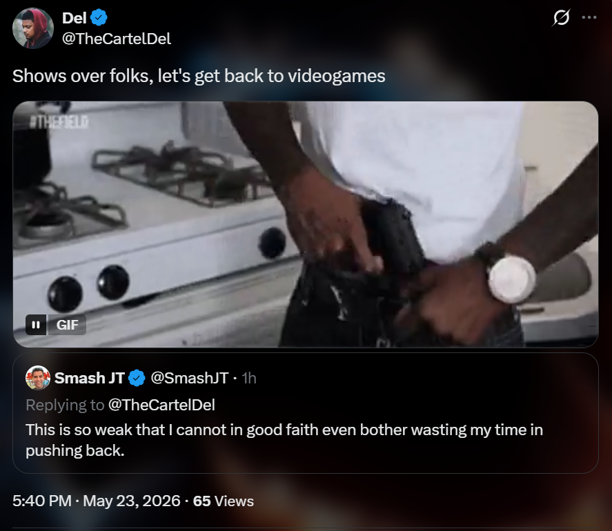 Smash JT tweet media