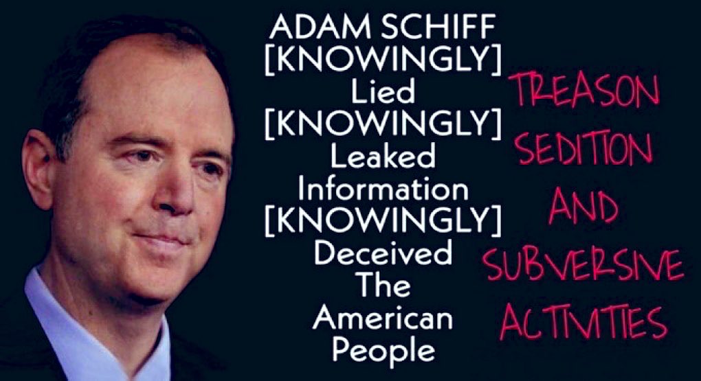 LovelyGigi33's tweet photo. @RealJamesWoods Not even any Federal prison #AdamSchiffForGitmo https://t.co/6fQ2w7lETJ