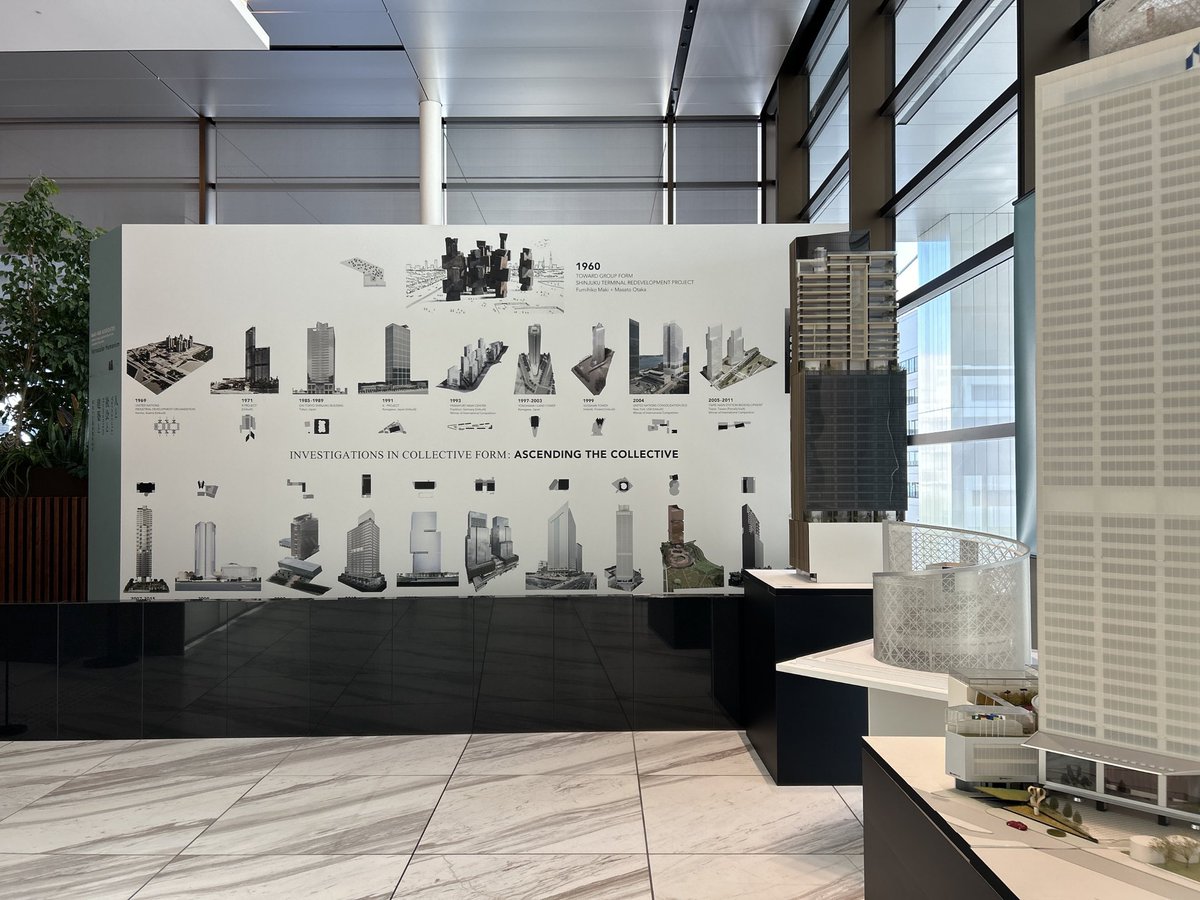 miico00miico00's tweet photo. 『#槇総合計画事務所 創立60周年記念展「Vernacular Humanism/人と社会と建築と」』
※5/30まで
ワールドトレードセンターをはじめとする海外の名だたるプロジェクト、馴染みのある地元の図書館、何度もお世話になってる幕張メッセ等の模型見放題で最高
#BLUEFRONTSHIBAURA
#槇文彦
#東京建築祭 https://t.co/ZGlMa3eOcg
