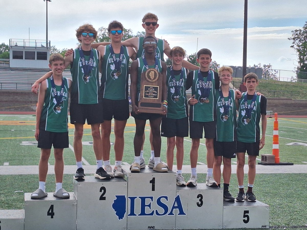 EMShornets's tweet photo. Back to back champions! Congratulations to Coach Bellini and the 8th grade track team on their state championship. https://t.co/WVPIFBwvRw