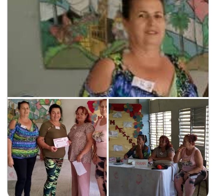 Yamilet50088609's tweet photo. El evento Internacional Pedagogía 2027 a nivel municipal en Santo Domingo #VillaClara se prestigia  con la participación de la DrC Mairelys  de la Caridad Torres Falcòn  profesora de la @UCLVCU , orgullo del magisterio  cubano @CubaMined https://t.co/3SFbwPstcq