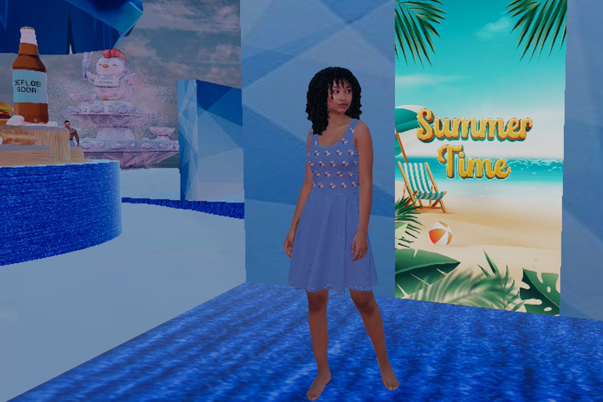 MRiversOfficial's tweet photo. Visit our virtual shop beta and discover our selection in #Decentraland ! Dive into a unique beachside shopping experience. ๐๏ธ
๐ Join us now and drop your best avatar screenshots from the shop ! Link in th bio.
#DeFloe #Pudgy #VirtualShop #Web3Fashion #BetaLaunch https://t.co/XVvtYA6eSo