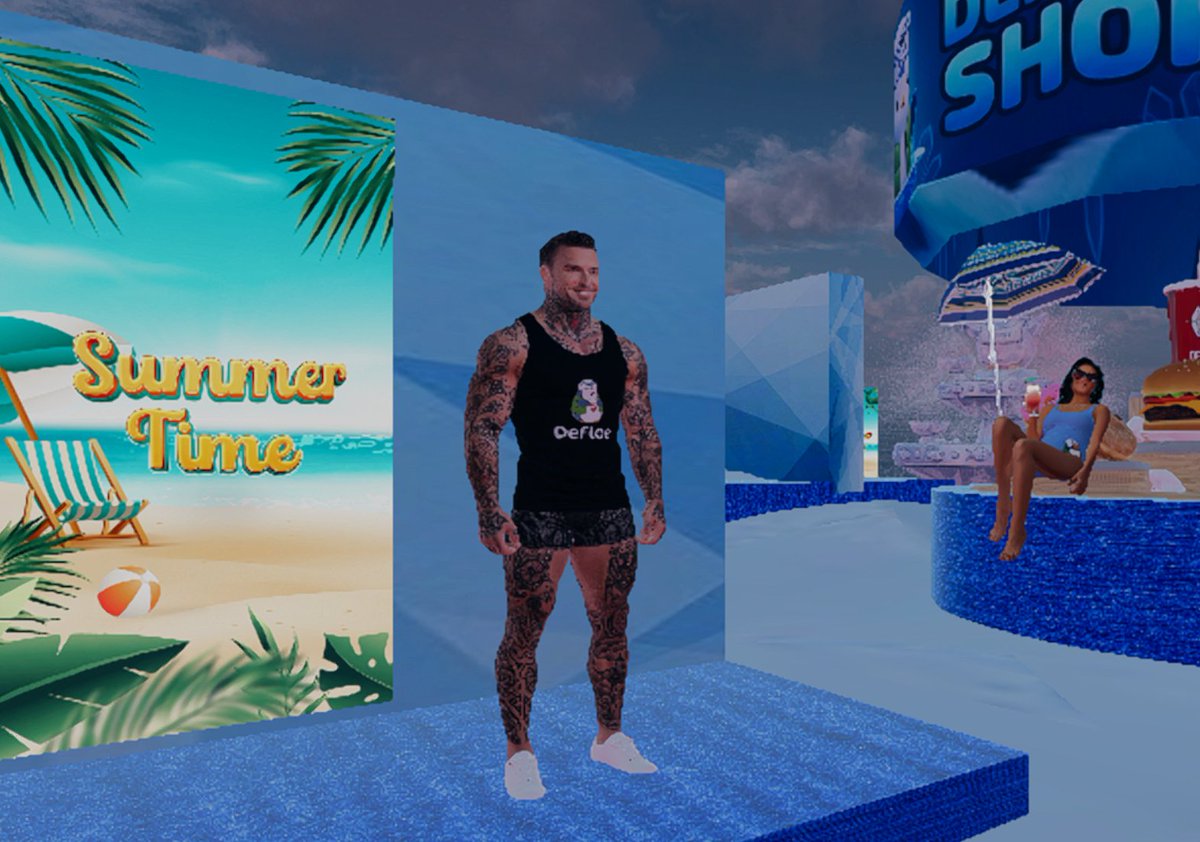 MRiversOfficial's tweet photo. Visit our virtual shop beta and discover our selection in #Decentraland ! Dive into a unique beachside shopping experience. ๐๏ธ
๐ Join us now and drop your best avatar screenshots from the shop ! Link in th bio.
#DeFloe #Pudgy #VirtualShop #Web3Fashion #BetaLaunch https://t.co/XVvtYA6eSo