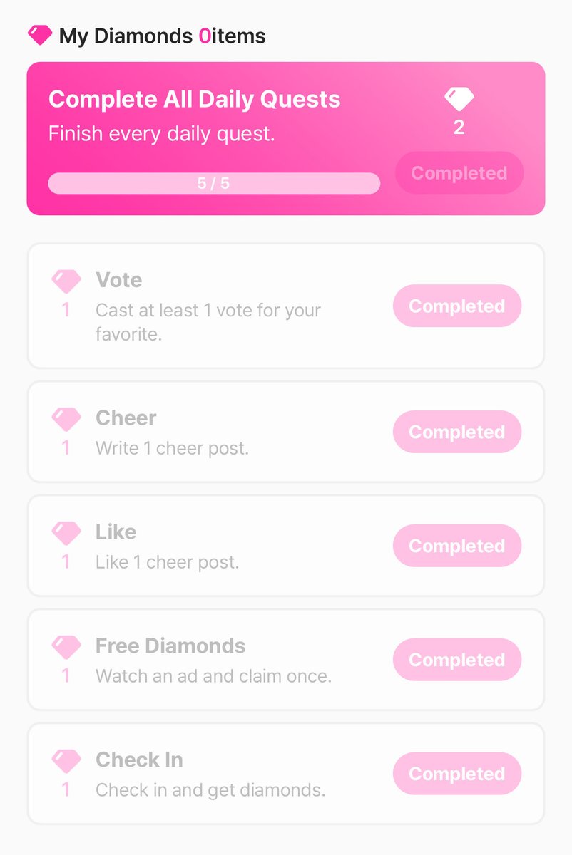 AHOF_N_America's tweet photo. FOHAs! Don't forget to complete all daily quests  and get your free Award Ticket (yellow) in Star Rematch everyday! 

Unlimited votes/day! Our goal for this round is to stay in the Top 5. 

#AHOF #VoteForAHOF #MATCHPOINTOST #REMATCH #FOHA @AHOF_official https://t.co/n9u2H52yA6