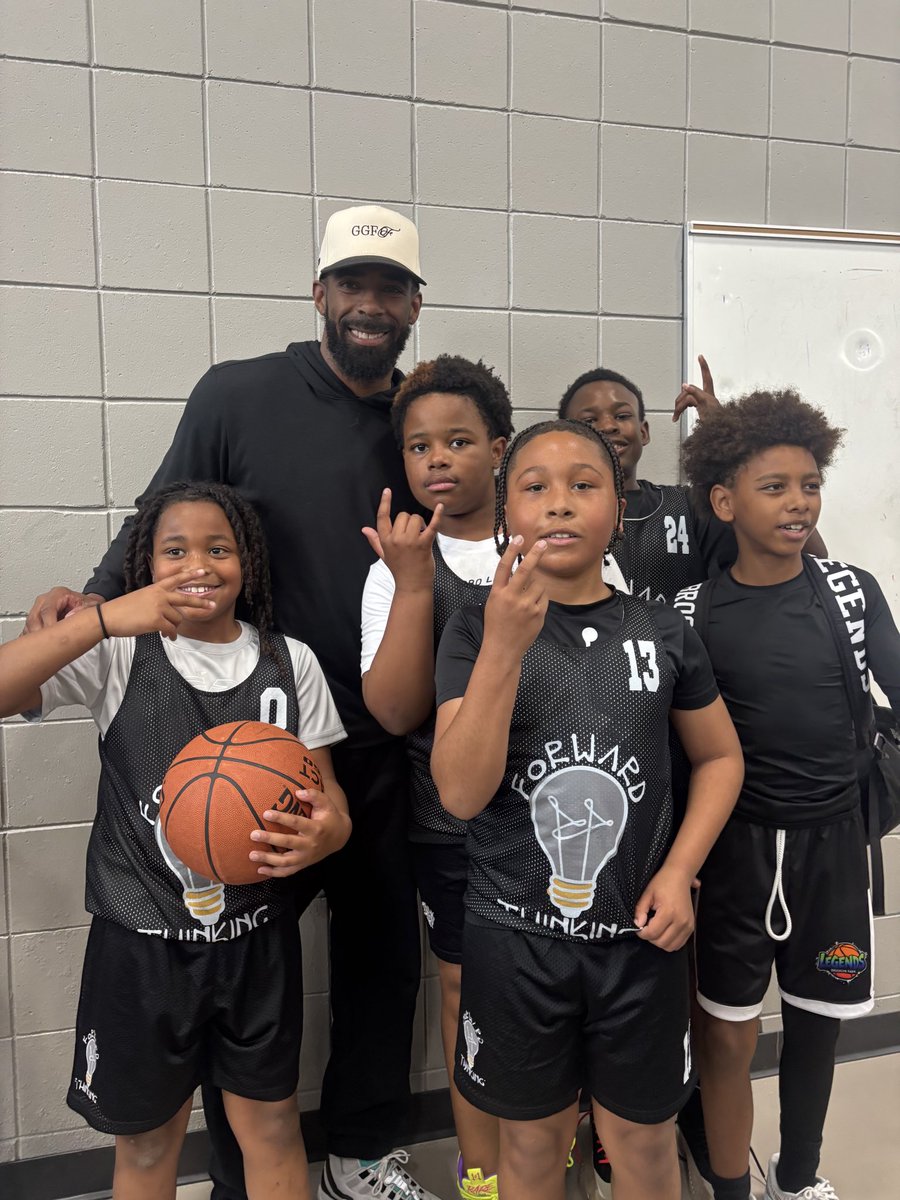 Joe_Mattison00's tweet photo. Grandson and his teammates today. Thanks Mike! You’re the best. @Timberwolves https://t.co/OUz29DcaQ1