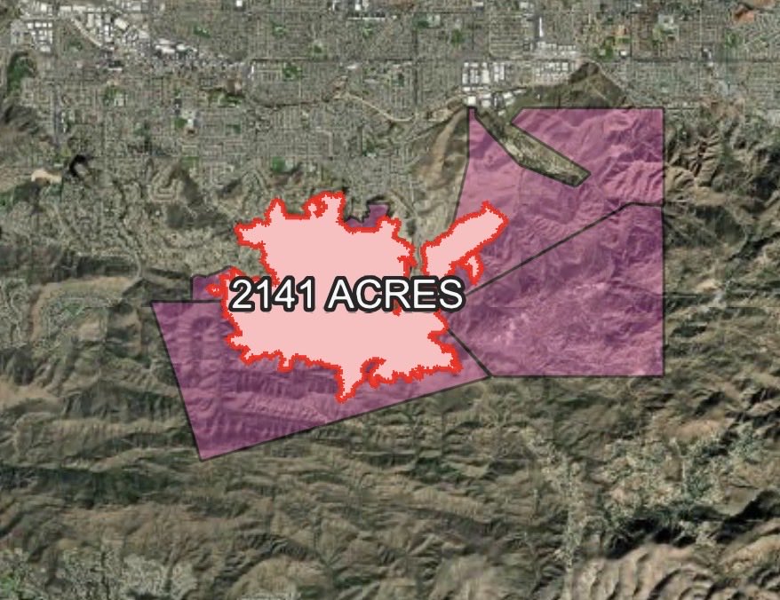 KcluNewsLance's tweet photo. Sandy Fire evacuations lifted.  All evacuation orders/warnings for the 2100 acre fire in Ventura County were lifted as of Saturday night. The blaze destroyed one home #sandyfire #simivalley #venturacounty #californiawildfire #brushfires #wildfire https://t.co/yAYToQaJwB