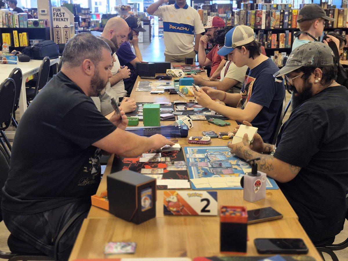 owl_bard's tweet photo. Another great Pokemon League Cup today at Bard Owl Games! Thank you everyone for attending! https://t.co/RkTBmozpra