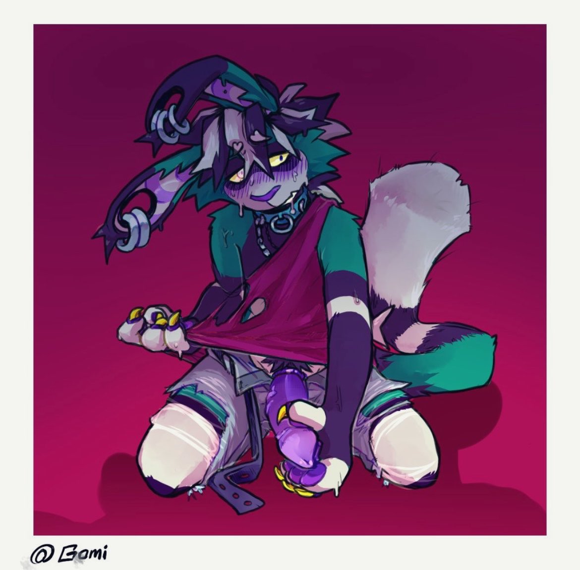 crazyroseart's tweet photo. Desperate 
•••
older piece but i still rlly like it ,,>_< 
#furrynsfw https://t.co/yTK8A8VPk8