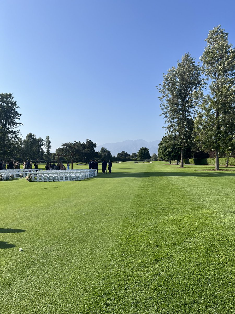 chili_dipped's tweet photo. Mrs. is still wiping her eyes from the vows while I’m thinking about the cut 8i I’d hit over that green side bunker. We’re not the same. https://t.co/G1KRexvYg7