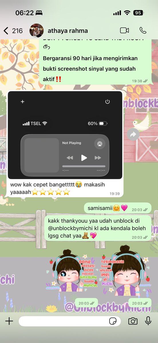 fireywork's tweet photo. Guys aku kasih rekomendasi unblock imei only 100 rb ajaaa! FAST PROSES, Full Garansi dan bisa Pay Akhir😻
kontak dan testi disini ya

wa : https://t.co/1dXWjtxmi0
testi : https://t.co/WnuCHPcdo6 https://t.co/Y0ffKTW2v5