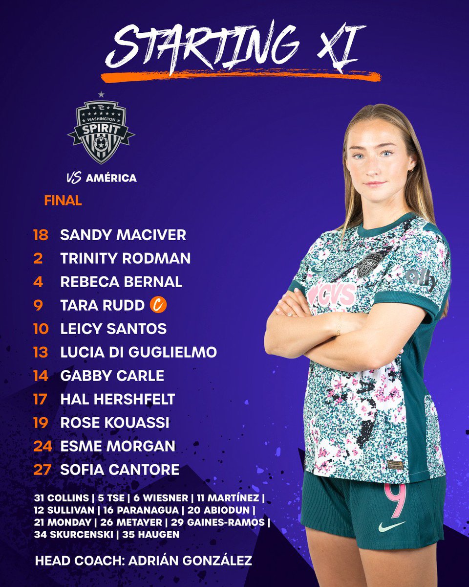 oncediariomx's tweet photo. LAS ALINEACIONES EN EL ESTADIO HIDALGO ๐๏ธ
Para el encuentro de la Final de la #ConcacafW #ChampionsCup. https://t.co/FOsXtU2iNt