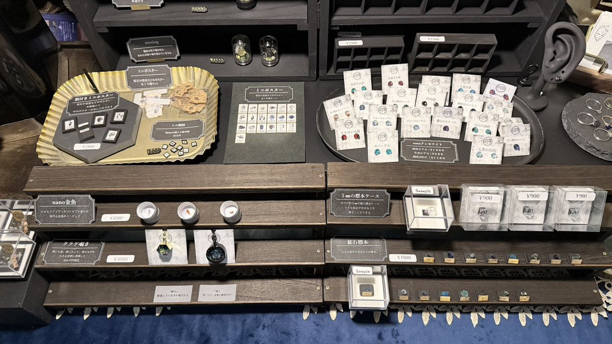 vr_akuma's tweet photo. #デザフェス63 

2日目宜しくお願いします！
標本箱は出てないのもありますのでご希望の方はお声掛けください。

ミニチュアガチャはまだあります！
当たりも入ってます✯ https://t.co/iWO301vQEk