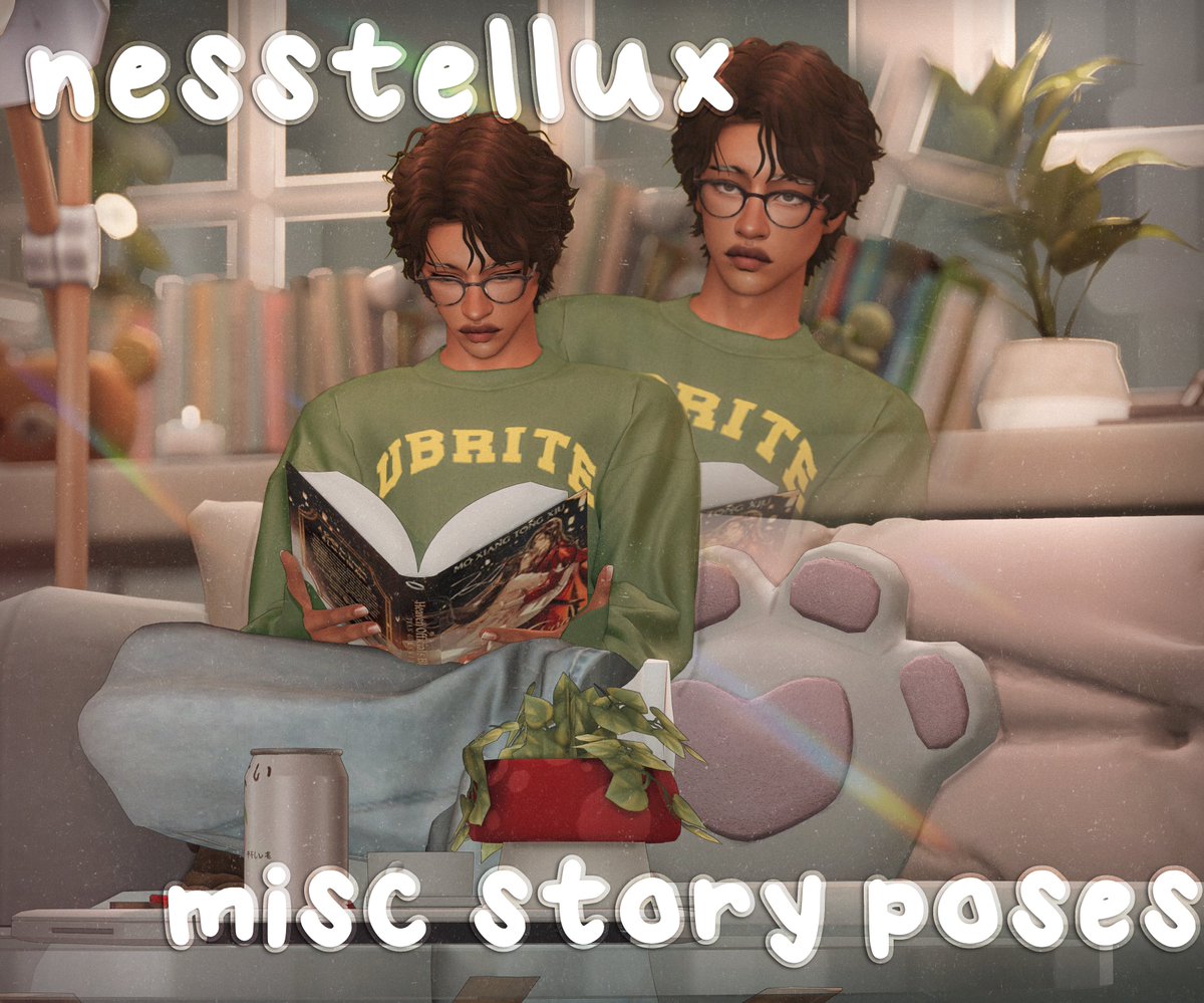 nesstellux's tweet photo. posted a collection of 27 misc story poses i've created over the past month ^_^ 
- free on my p/treon ! <3
- link in reply https://t.co/NWcjPGsUvo