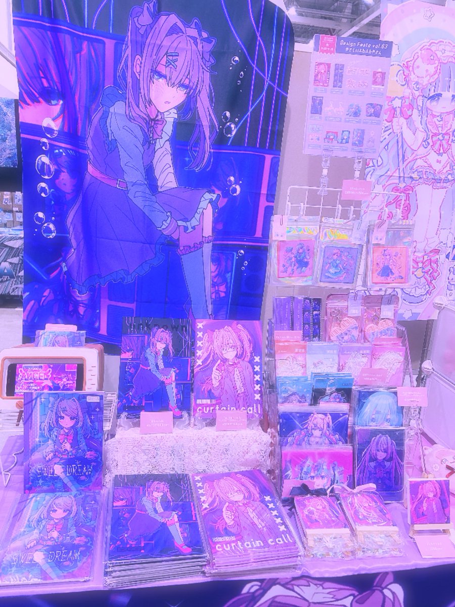 🎀2日目設営完了しました🎀 【F-19~21】でお待ちしてます♪ 現在○が