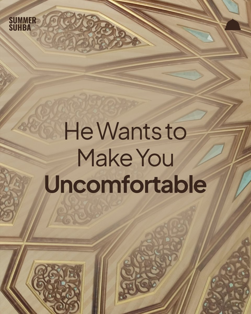 AlMadina's tweet photo. “He wanted to make you uncomfortable with everything — so that nothing distracts you from Him.”

Ultimate freedom is a heart liberated from attachment to other than Allah.

#tawakkul #tazkiyah #spirituality #qalb #AlMadina #ImanWire https://t.co/afE6xloewI