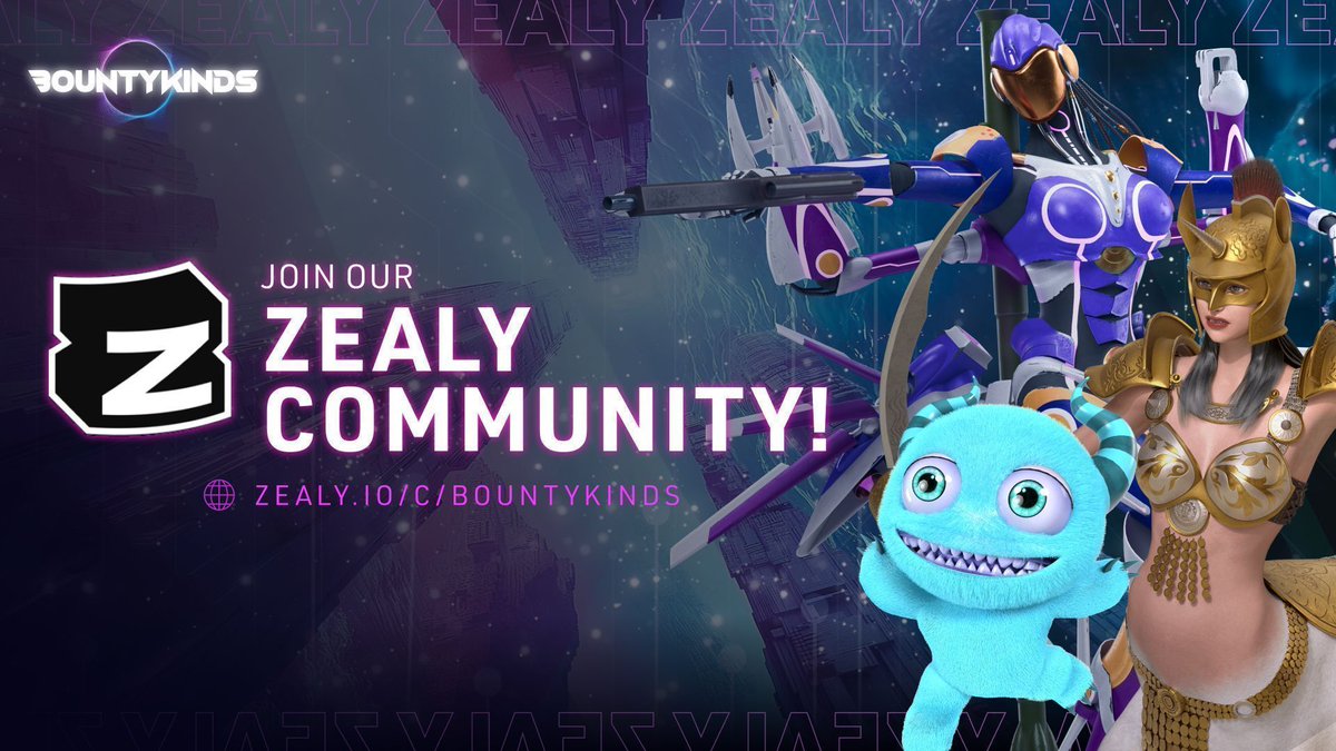 bountykinds's tweet photo. Grab your hands on a Beta Ticket before the end of the Beta Phase!🚀 

By clearing the special quests, acquire one and start your journey with peak blockchain gaming at #BOUNTYKINDS🎁

Start now!: https://t.co/wtFnqEus6P 

#Zealy #DAO #BlockchainGame https://t.co/fpdhQuc8UF
