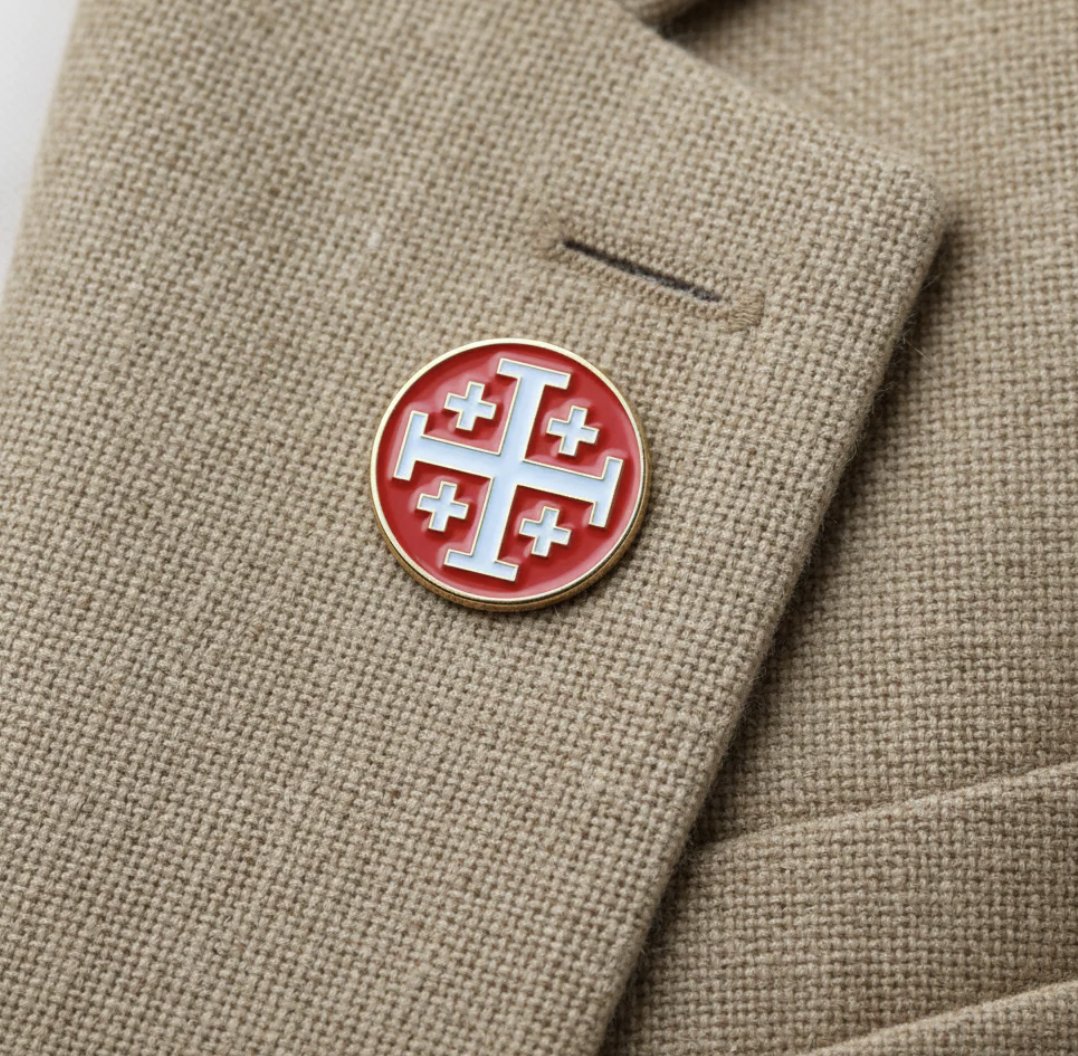 Deus Vult Lapel Pins ⁜ 🌲 ☧ ⚔️ ☩ tweet media