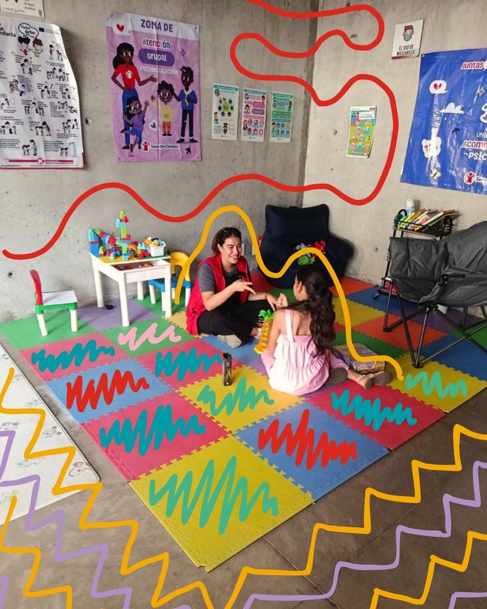 SaveChildrenMx's tweet photo. Cuando las niñas y niños en situación de movilidad tienen acceso a atención psicológica y a campañas de salud mental recuperan partes que fueron perdiendo durante su trayecto.

En colaboración con @ECHO_LatAm, podemos actuar para que la niñez pueda tener una buen salud mental y más herramientas para adaptarse en nuevos entornos ❤️