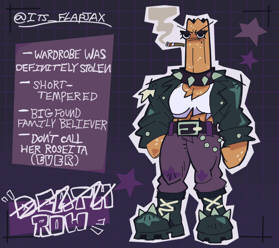 ItsFlapjax's tweet photo. Introducing Row, just an oc for a project I'm working on :P #art #characterdesign #originalcharacter https://t.co/dsb6HttVI5