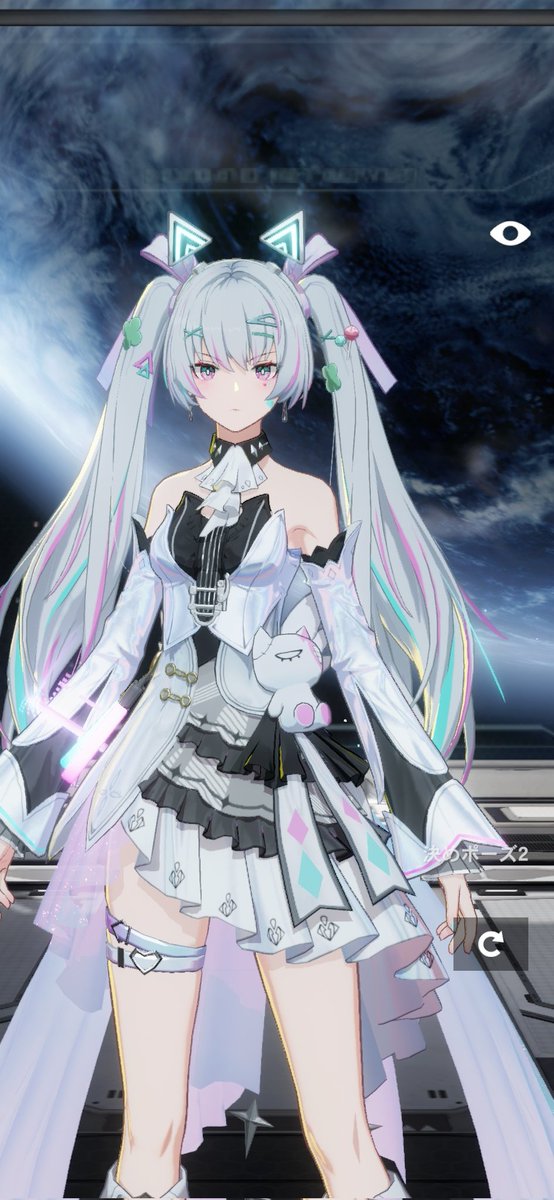 kare04_sh1kikan's tweet photo. 皆さんカレニーナはいかがですか！
オレっ娘でかっこよくて可愛くてツンデレでアイドルもメイドも船長もやってます！
そろそろ新機体が実装されるのでそこに向けて今から初めて黒パスを貯めましょう！ https://t.co/tqkVOODfaw