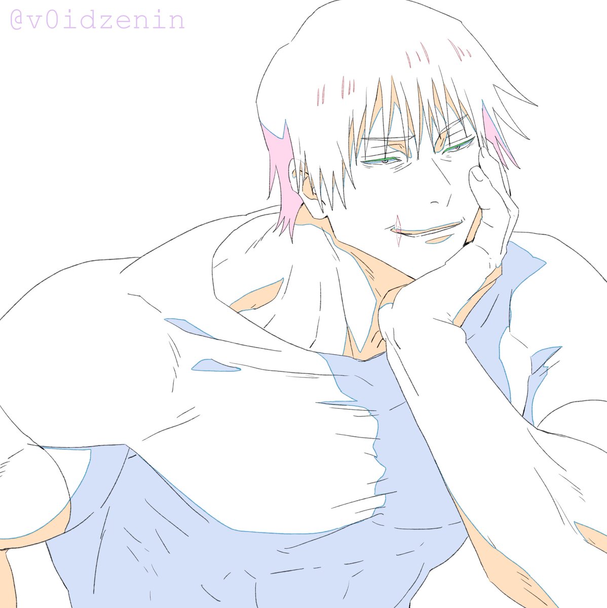 v0idzenin's tweet photo. 👀

#toji #jjk #fanart #genga https://t.co/ZSppBhJYUU
