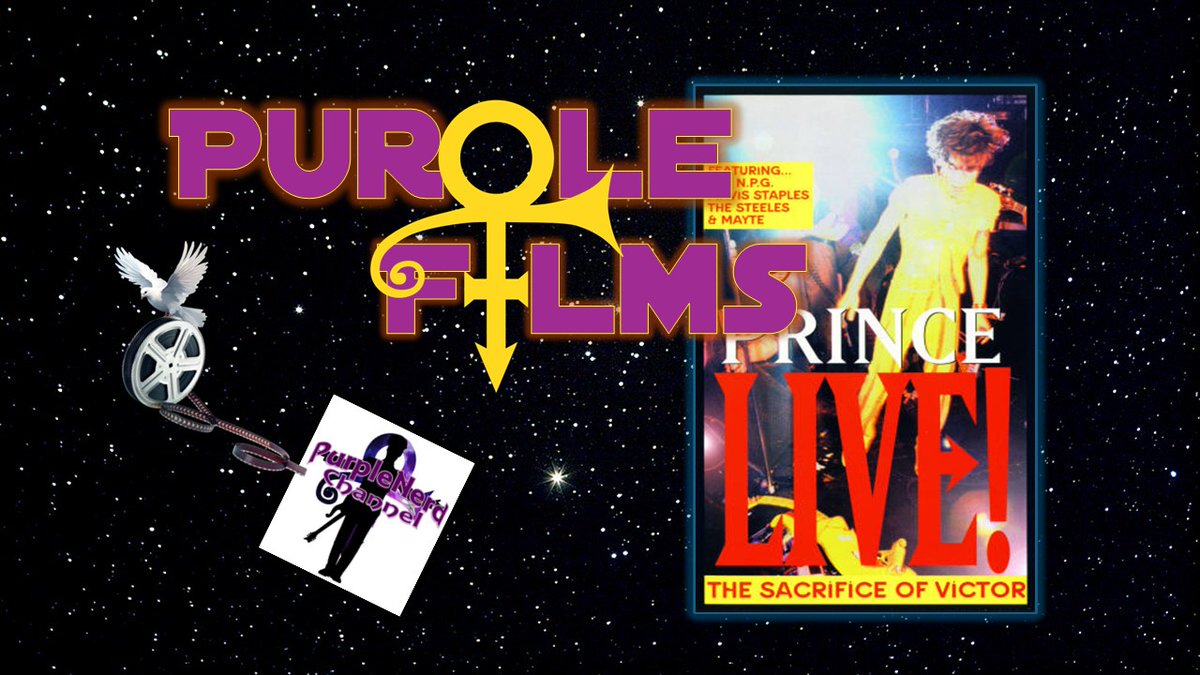 Purplenerd_C's tweet photo. New video!!!! On this episode, I explore the concert film Live! The Sacrifice of Victor. You can watch the new episode here: https://t.co/T3ZjSObLPi #Prince #sacrifice https://t.co/idHcTqxKKi