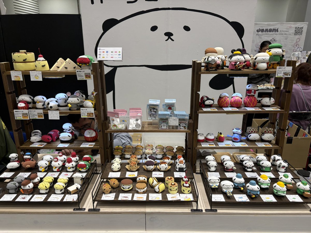 デザフェス2日目始まりました！！ #パンダ #panda #カトコト #katokoto