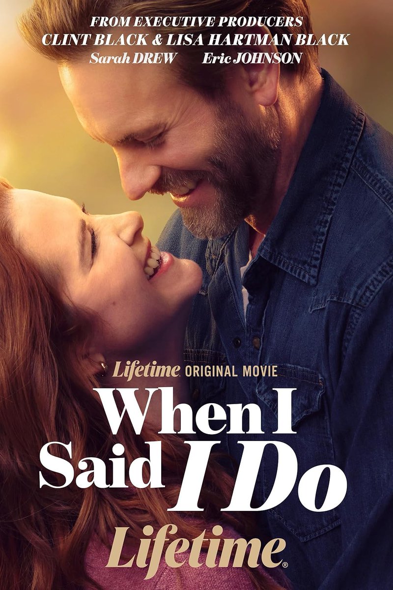 BrandonSKing629's tweet photo. A Lifetime Original Movie: "#WhenISaidIDo" premiering now on @lifetimetv.
Starring: @sarahdrew &amp; #EricJohnson.
Written by: Bart Baker.
Directed by: @stefanbrogren. https://t.co/k2iczn8v6e