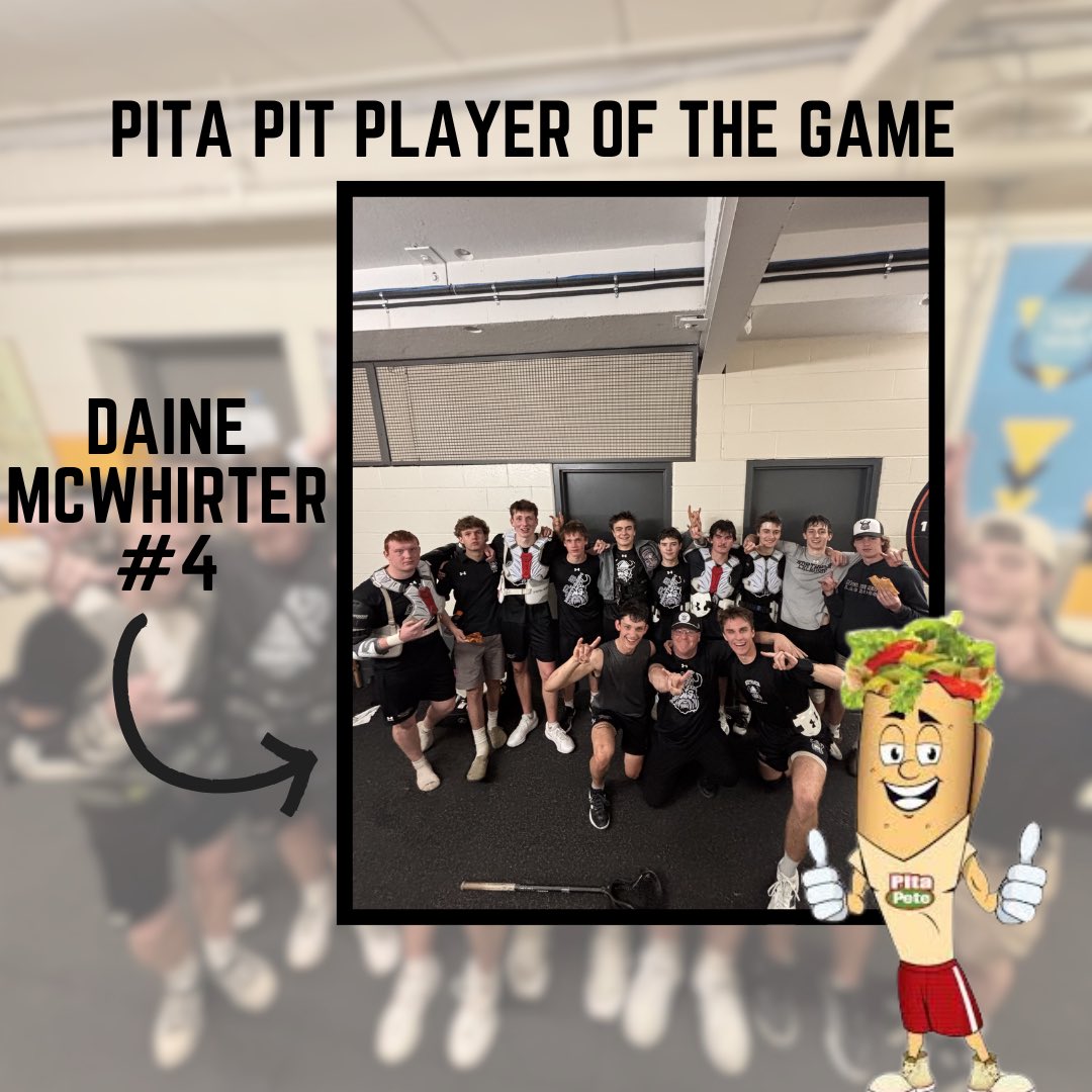JrBNorthmen's tweet photo. tonight @dainemcwhirter takes home the @PitaPitOville player of the game 

#hornsup https://t.co/0zY54gIQYp