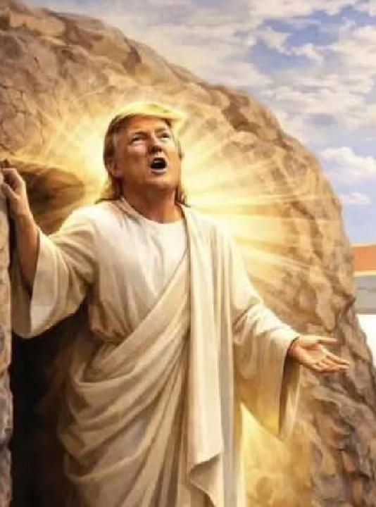 SaviourTrump47's tweet photo. @LangmanVince PRAISE HIM. THE TRUE SON OF GOD. https://t.co/p8LE5hZXpy