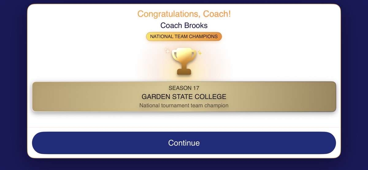ericlbrooks's tweet photo. Natty Champs!!  @RoadtoMarchSim 🏆 https://t.co/8VNxGzZffK